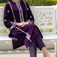 01 Piece Ready to wear Embroidered Velvet Shirt