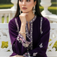 01 Piece Ready to wear Embroidered Velvet Shirt