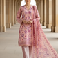 03 Piece Unstitched Printed Lawn
