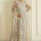 WHISPERING BLUE-2PC ORGANZA EMBROIDERED PRET
