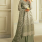 MUTED MIRAGE-3PC TISSUE EMBROIDERED PRET