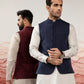 WAISTCOAT-JACQUARD-NAVY-IST-109