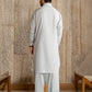 Ice Blue French Collar Kameez Shalwar - Men