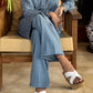 Ice Blue Relaxed Trouser Her