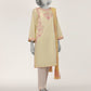 Yellow Lawn Embroidered 2Pc Stitched