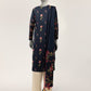 BLUE LAWN EMBROIDERED STITCHED 2PC