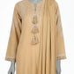 BEIGE DOBBY EMBROIDERED STITCHED 2PC