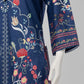 Blue Printed Dobby Unstitched 2Pc