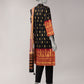 Black Lawn Printed 3Pc Stitched