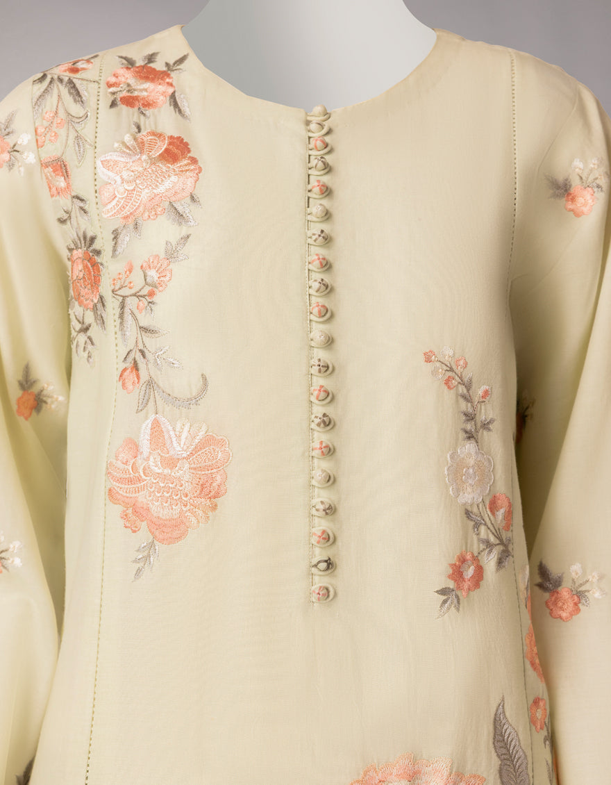 Green Lawn Embroidered 3Pc Stitched