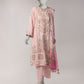 Pink Lawn Embroidered Stitched 3Pc