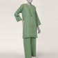 Green Dobby Embroidered Co-Ord Set