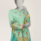 Green Dobby Digital Printed Co-Ord Set