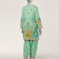 Green Dobby Digital Printed Co-Ord Set