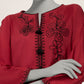 Maroon Lawn Embroidered Co-Ord Set