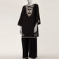 Black Lawn Embroidered Co-Ord Set