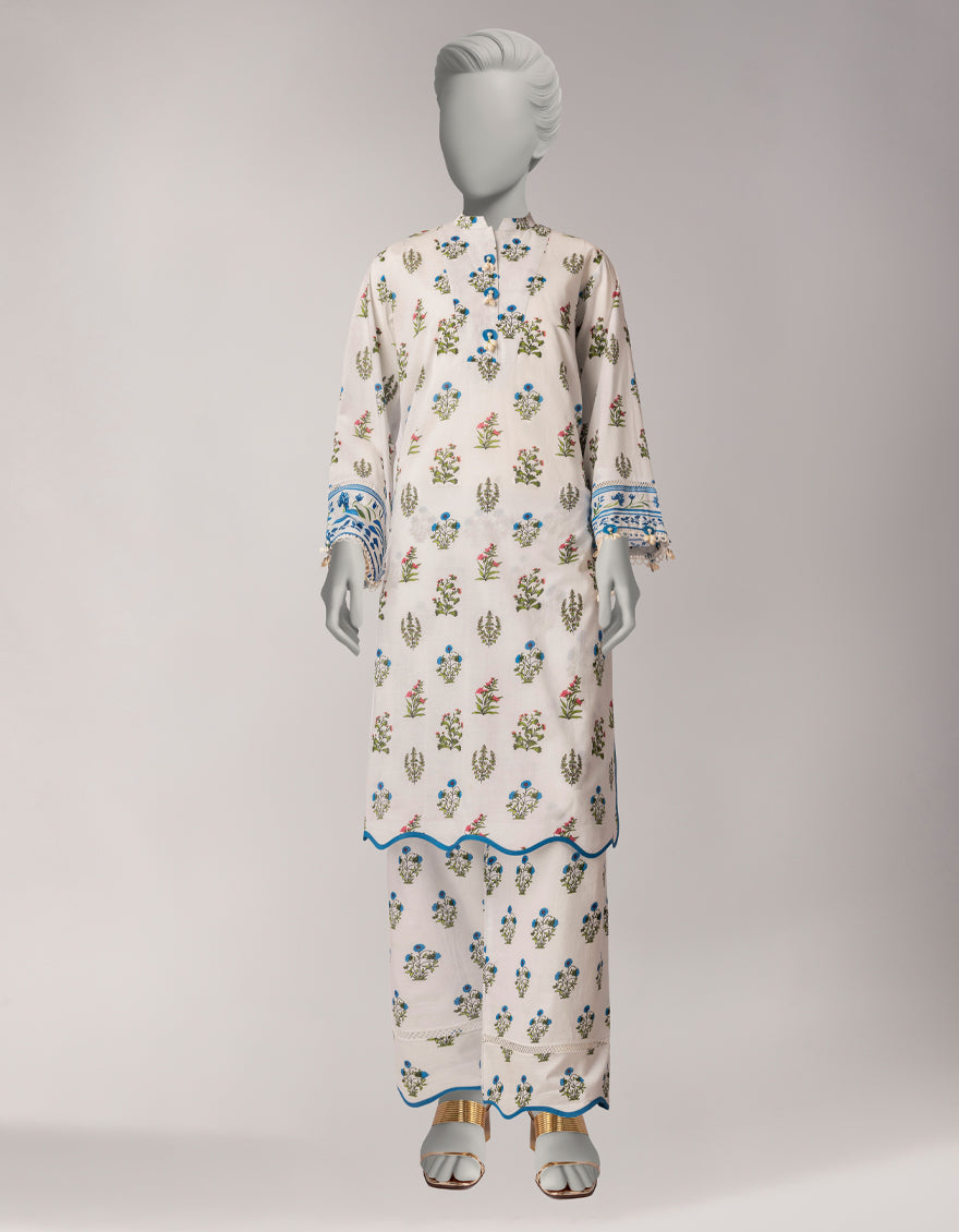 MULTICOLOR LAWN PRINTED UNSTITCHED 2PC