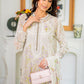 Unstitched Luxury Lawn Woven Net Suit
