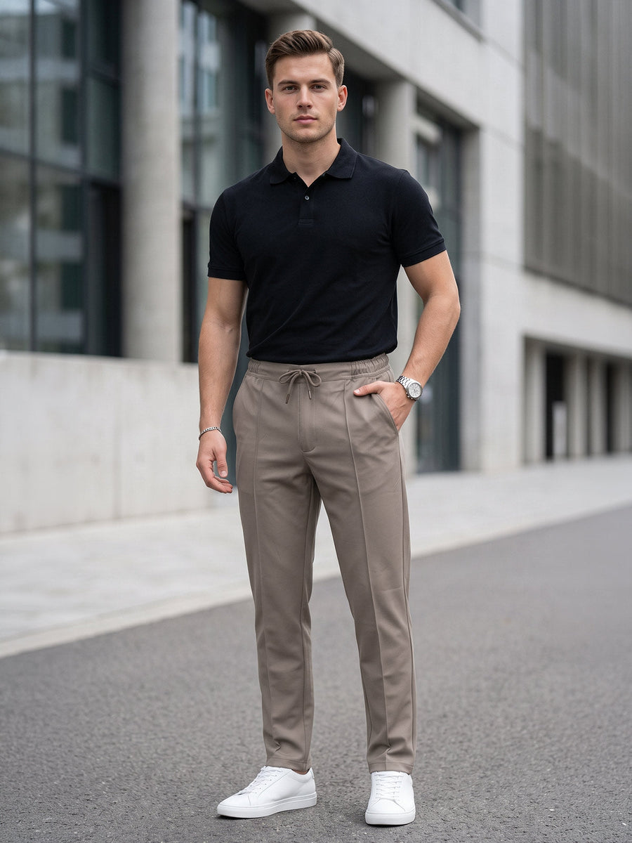 Beige Pintex Trouser (LT-62)