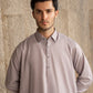 Light lavender French Collar Kameez Shalwar - Men