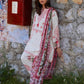 Unstitched Embroidered 3 Piece Muzlin Suit