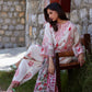 Unstitched Embroidered 3 Piece Muzlin Suit