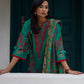 Unstitched Embroidered 3 Piece Muzlin Suit