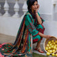 Unstitched Embroidered 3 Piece Muzlin Suit