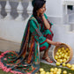 Unstitched Embroidered 3 Piece Muzlin Suit