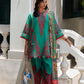Unstitched Embroidered 3 Piece Muzlin Suit