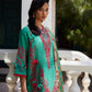 Unstitched Embroidered 3 Piece Muzlin Suit
