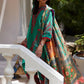 Unstitched Embroidered 3 Piece Muzlin Suit