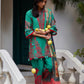 Unstitched Embroidered 3 Piece Muzlin Suit