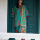Unstitched Embroidered 3 Piece Muzlin Suit