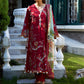 Unstitched Embroidered 3 Piece Muzlin Suit