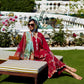 Unstitched Embroidered 3 Piece Muzlin Suit