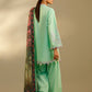 Unstitched Embroidered 3 Piece Muzlin Suit