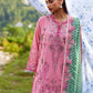 Unstitched Embroidered 3 Piece Muzlin Suit
