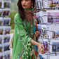 Unstitched Embroidered 3 Piece Muzlin Suit
