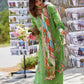 Unstitched Embroidered 3 Piece Muzlin Suit