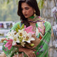 Unstitched Embroidered 3 Piece Muzlin Suit