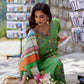 Unstitched Embroidered 3 Piece Muzlin Suit