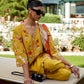 Unstitched Embroidered 3 Piece Muzlin Suit