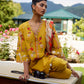Unstitched Embroidered 3 Piece Muzlin Suit