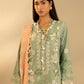 Unstitched Embroidered 3 Piece Muzlin Suit