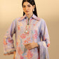 Unstitched Embroidered 3 Piece Muzlin Suit