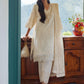 Unstitched Embroidered 3 Piece Muzlin Suit