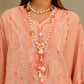 Unstitched Embroidered 3 Piece Muzlin Suit