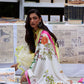 Unstitched Embroidered 3 Piece Muzlin Suit