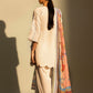 Unstitched Embroidered 3 Piece Muzlin Suit